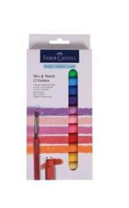 Set 12 gelatos surtidos faber castell