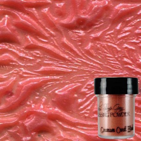 Geranium Coral Blush Embossing Powder