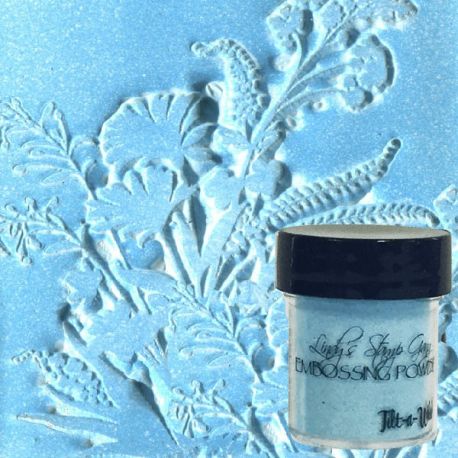 Tilt-A-Wheel Teal Embossing Powder