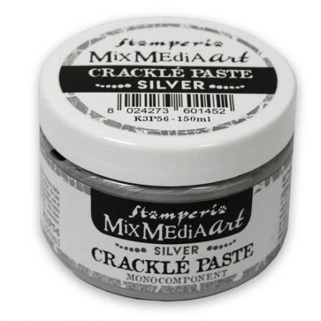 Crackle Paste monocomponente PLATA 150 ml.