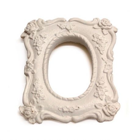 Marco de resina rectangular LES PETITS Romántico 8,2x6,5cm