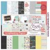 Kit Scrap 24 hojas "School" Dayka 30x30cm