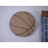 Silueta pelota basquet 