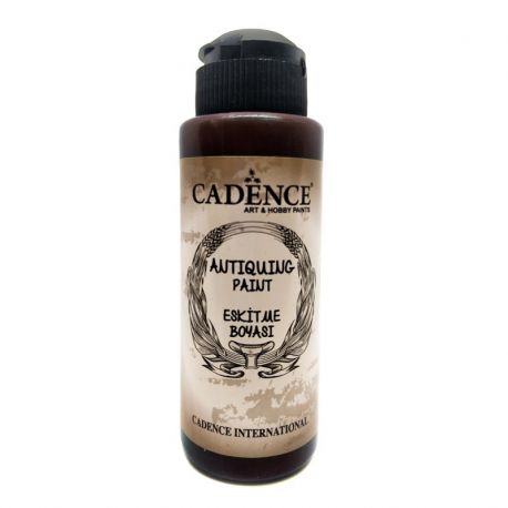 Antiquing Paint MARRÓN OSCURO Cadence 120ml