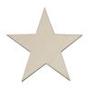 Estrella de madera para decorar de 20cm