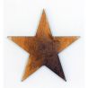 Estrella de madera para decorar de 20cm