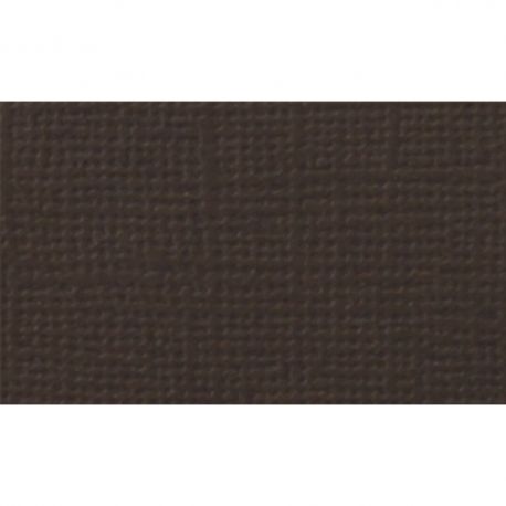 CARTULINA TEXTURA LIENZO 12x12'' 216gr MARRÓN OSCURO