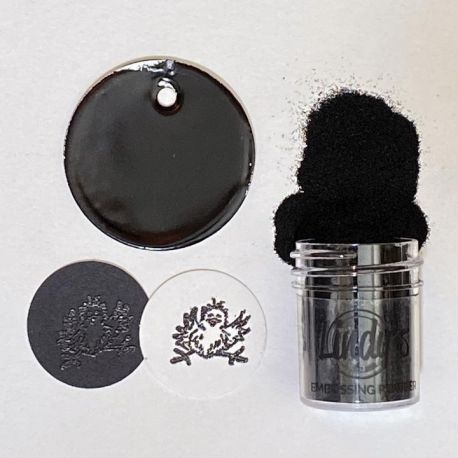 Boogie Down Black Chunky Embossing Powder