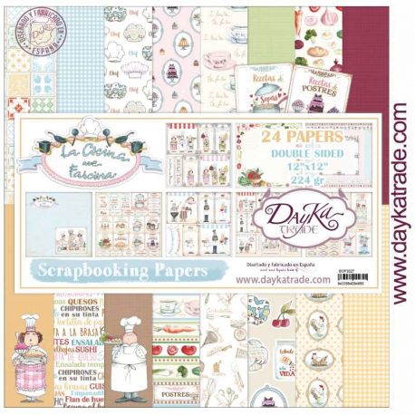 Producto Kit de papeles Scrapbooking Comunión Niña 2021 Dayka 20x20cm  SCP1035