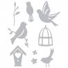 Set 9 troqueles THINLITS "Sweet Birds" by My Life Handmade