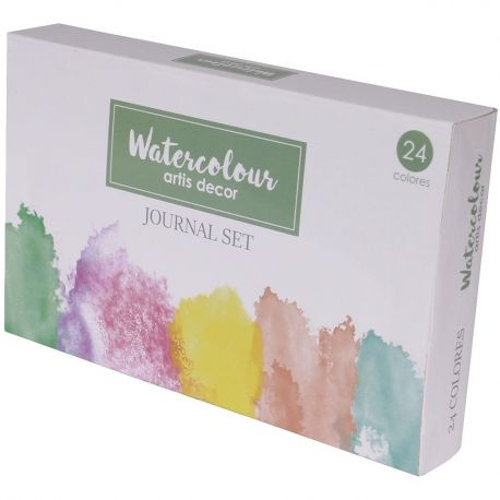 Set de acuarela Artis Decor "Journal"24 colores WAD21