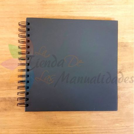 ALBUM SCRAPBOOKING 20,5X20,5 NEGRO