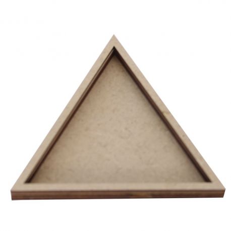 Shaker Triangulo madera 13x13cm