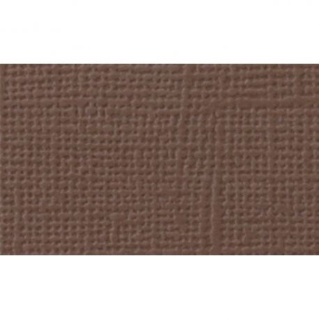 CARTULINA TEXTURA LIENZO 12X12'' 216GR CHOCOLATE