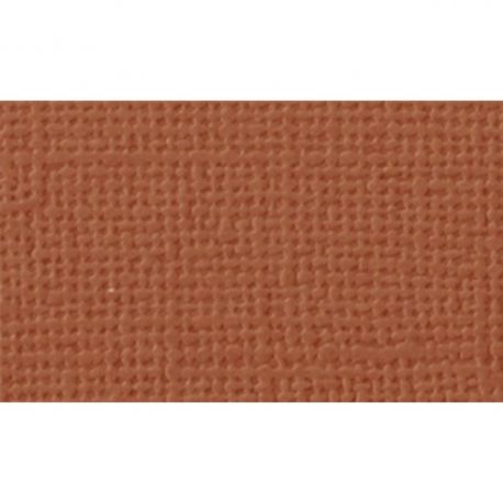 CARTULINA TEXTURA LIENZO 12X12'' 216GR TEJA