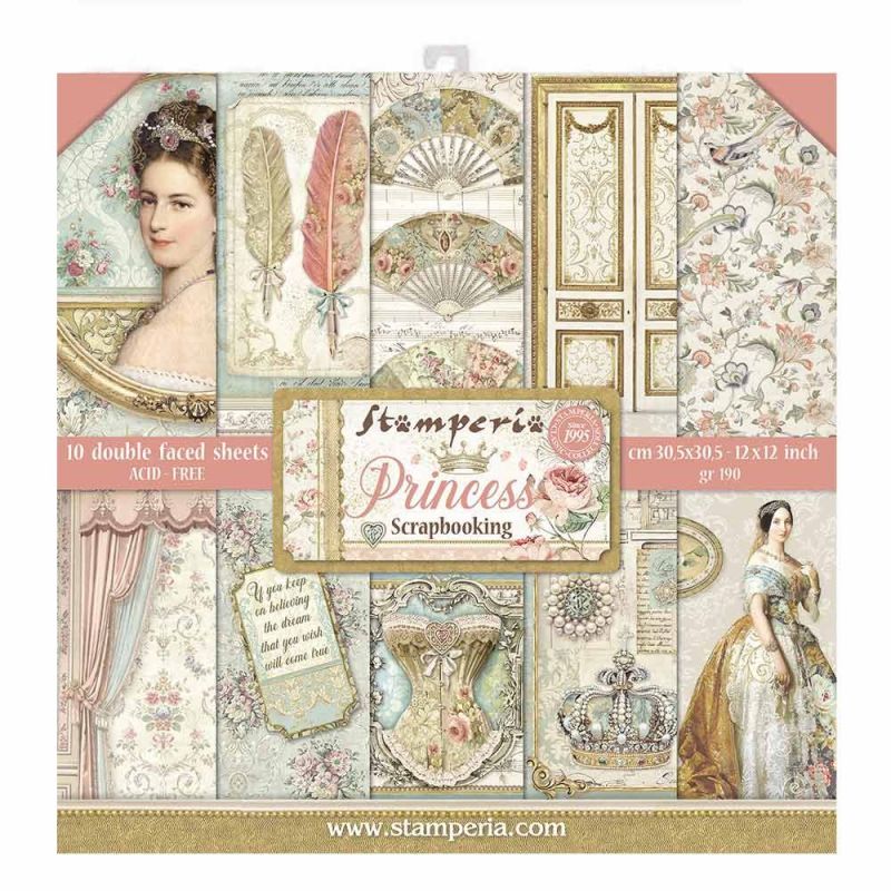 STAMPERIA PAPEL SCRAPBOOKING KLIMT FONDOS 30X30 CM