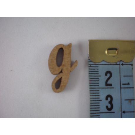  Letra adhesiva de DM minúscula "g" 14mm