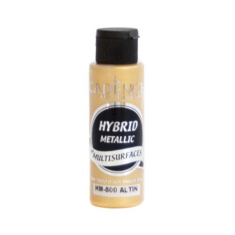 Pintura Multisuperficie Hybrid Metallic de Cadence Oro 70ml