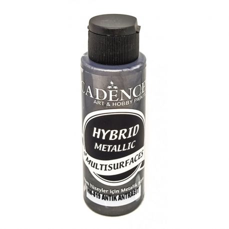 Pintura Multisuperficie Hybrid Metallic de Cadence Antracita Antigua 70ml