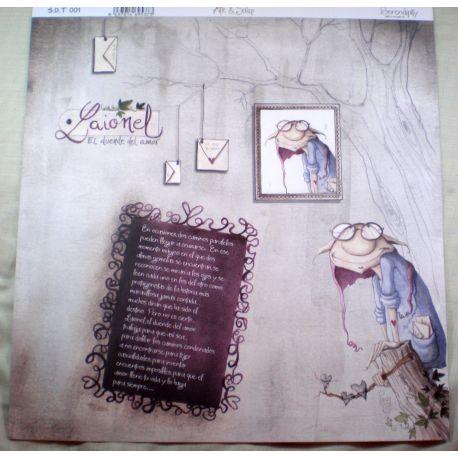 Papel para Scrap de la colección Serendipity Laionel - La