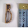 Letras de madera de DM para decorar 3cm B