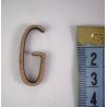 Letras de madera de DM para decorar 3cm  G
