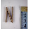 Letras de madera de DM para decorar 3cm  N