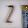 Números de madera de DM para decorar 3cm  2