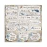 Bloc Scrap 10 hojas 30.5x30.5 (12"x12") 2 caras Romantic Sea Dream