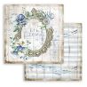 Bloc Scrap 10 hojas 30.5x30.5 (12"x12") 2 caras Romantic Sea Dream