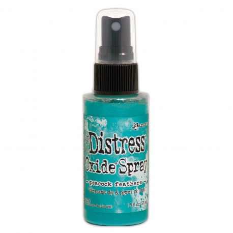 Peacock Feathers - Distress oxide spray