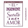 Stencil Dayka A4 - El ingrediente secreto es el amor