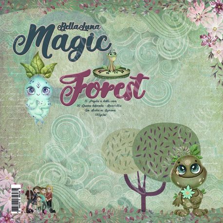 BELLALUNA MAGIC FOREST COLLECTION 15 PAPELES 12X12"