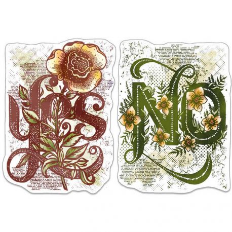 Clear Stamp Set 4"x6" Yes No