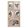 Collectables 10 hojas 15X30.5  (6"X12") 1 cara Romantic - Horses