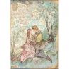 Papel de arroz Alta calidad A4 "Sleeping Beauty - Amantes"