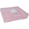 CAJA ALMACENAJE ROSA 35,8X36,2X7,9CM