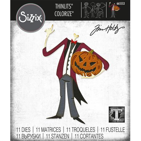 Troquel CH3-21 CORTADOR SET 37 pzas. "Pumpkinhead" by Tim Holtz