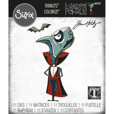 Troquel CH3-21 CORTADOR SET 37 pzas. "The Count" by Tim Holtz