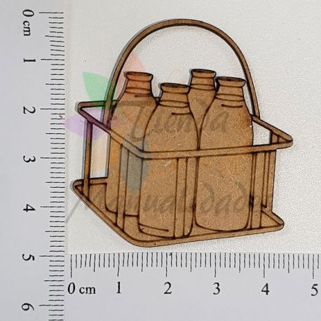 Silueta Cesta para botellas