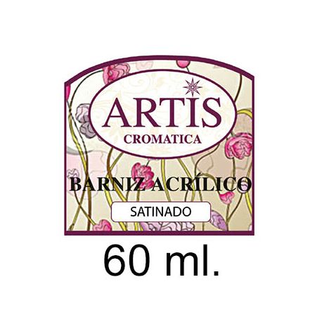 BARNIZ AL AGUA SATINADO 60 ML. - ARTIS CROMÁTICA