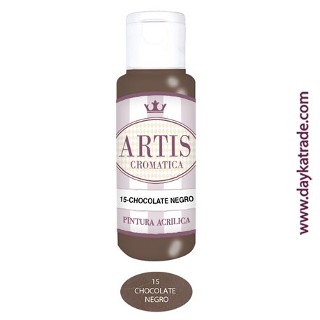 CHOCOLATE NEGRO - ACRÍLICO ARTIS CROMÁTICA 60ML.