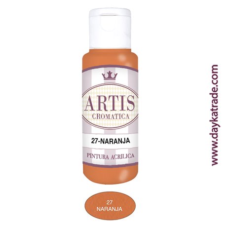 NARANJA - ACRÍLICO ARTIS CROMÁTICA 60ML.