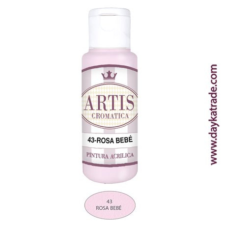 ROSA BEBÉ - ACRÍLICO ARTIS CROMÁTICA 60ML.