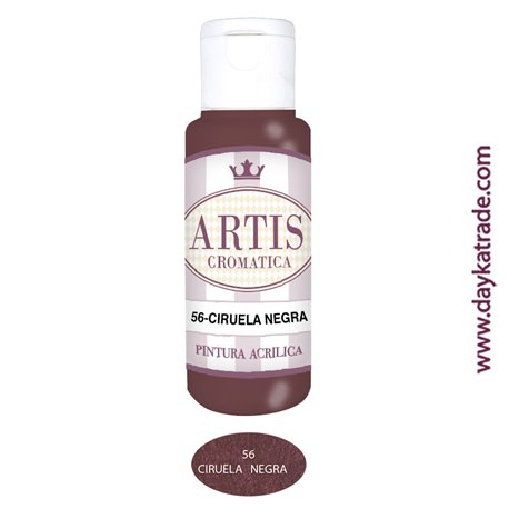 CIRUELA NEGRA - ACRÍLICO ARTIS CROMÁTICA 60ML.