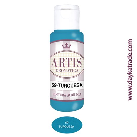 TURQUESA - ACRÍLICO ARTIS CROMÁTICA 60ML.