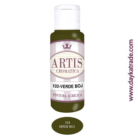 VERDE BOJ - ACRÍLICO ARTIS CROMÁTICA 60ML.