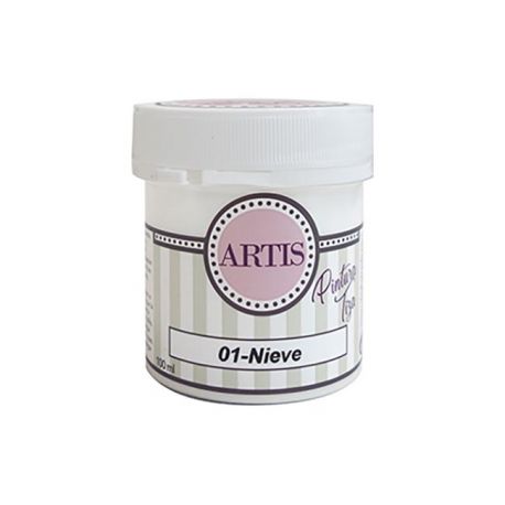 NIEVE - PINTURA TIZA ARTIS CROMÁTICA 100ML.