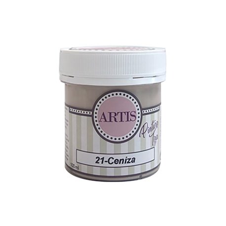 CENIZA - PINTURA TIZA ARTIS CROMÁTICA 100ml