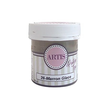 MARRON GLACE - PINTURA TIZA ARTIS CROMÁTICA 100ml